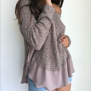 Anthropologie Mauve high low top